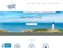 Tablet Screenshot of homeportrentals.com